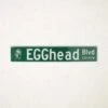 Big Green Egg Egghead Straatnaam Bord