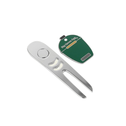 Big Green Egg Golf Giftbox (pitchfork, Bal Marker, Stempel En 3 Golfballen) - Afbeelding 4