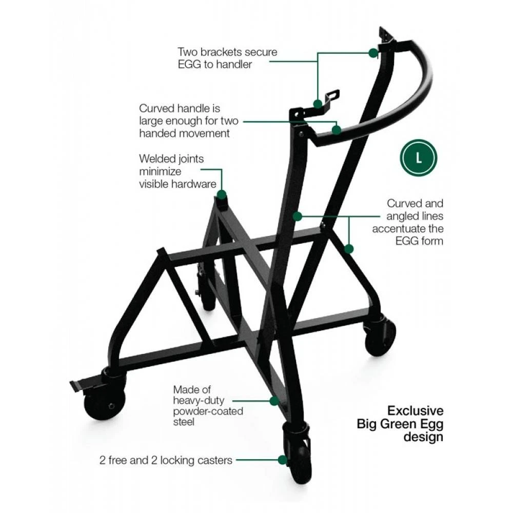 Big Green Egg IntEGGrated Onderstel Met Handler - Afbeelding 3