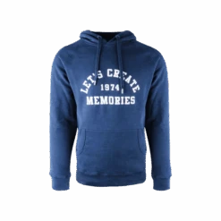 Big Green Egg Hoodie Let's Create Blauw