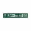 Big Green Egg Straatnaambord Egghead BLVD