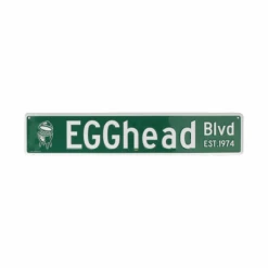 Big Green Egg Straatnaambord Egghead BLVD