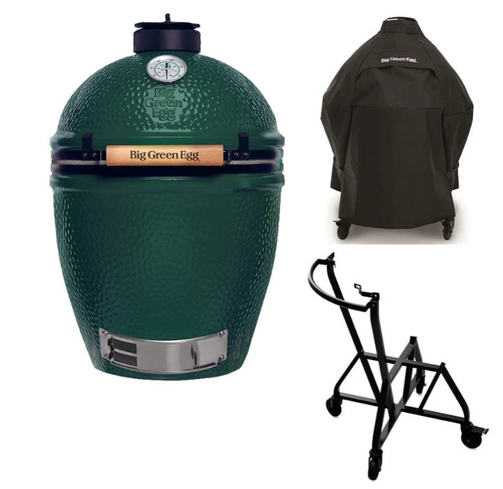 Big Green Egg XLarge + Integgrated Nest + Handler + Mates+ Cover - Afbeelding 3