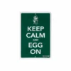 Big Green Egg Tekstbord Groen Keep Calm And Egg On